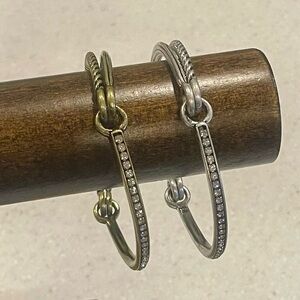 Premier Designs Gold and Silver Bracelet Set